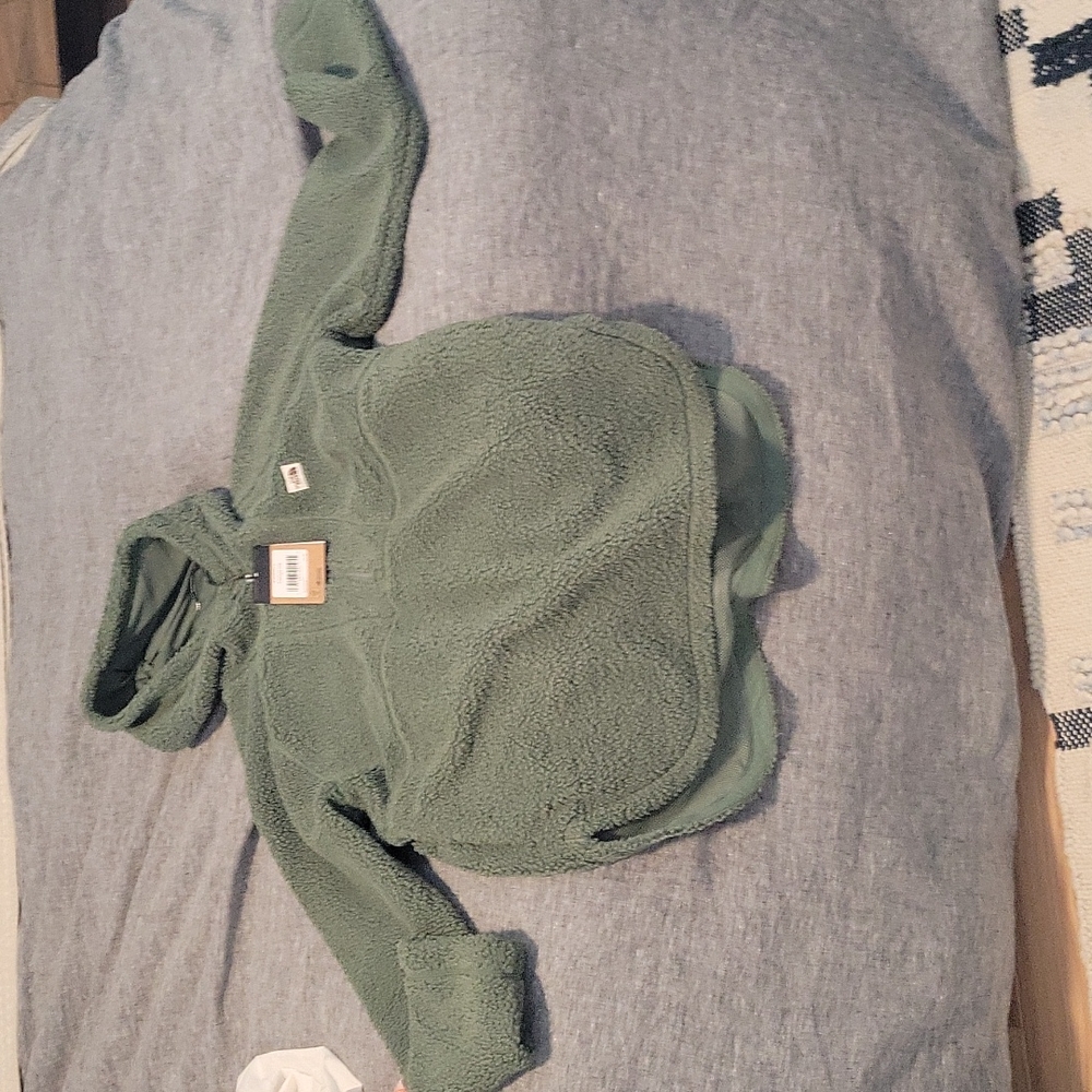 Northface ridge fleece tunic wreath green size small - Picture 2 of 2